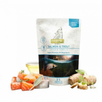 ISEGRIM PIES sasz.410g ADULT SALMON &     TROUT/7