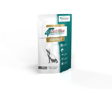 4T NUTRITION STERILISED CAT 100g