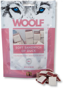 WOOLF przys.PIES 100g SOFT SANDWICH DUCK