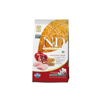 Farmina N&D LOW GRAIN CHICKEN&POMEGRANATE ADULT MEDIUM DOG 2,5kg