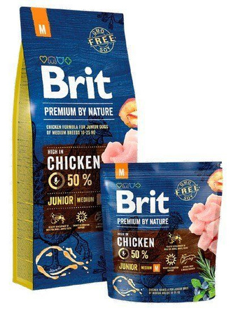 BRIT PREMIUM BY NATURE 15kg  JUNIOR M