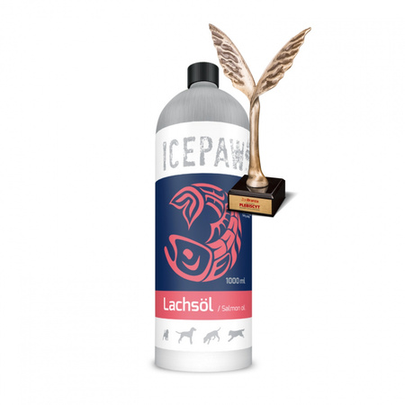 ICEPAW High Premium Lachs oil - olej z łososia 100% (1 litr)