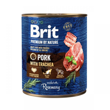 BRIT PREMIUM BY NATURE pusz.800g PORK     TRACHEA /6