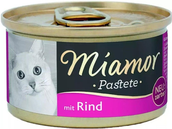 MIAMOR KOT pusz.85g PASTETE WOŁOWINA  /12