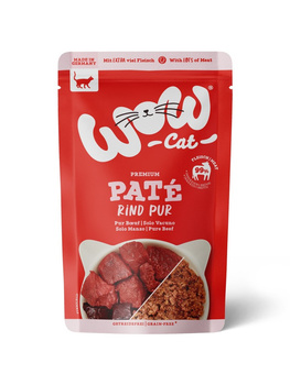 WOW CAT Rind Pur - wołowina dla dorosłych kotów (125g)