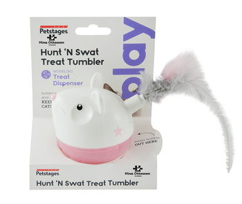 PETSTAGES HUNT N'SWAT TREAT TUMBLER RÓŻOWY