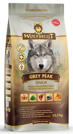 Wolfsblut Dog Grey Peak Senior - koza i bataty 12,5kg