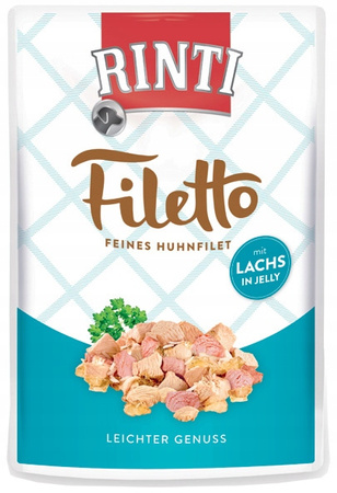 RINTI FILETTO sasz.100g KURA ŁOSOŚ        w galaretce  /24