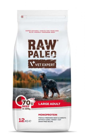 Raw Paleo Large Adult wołowina 12kg