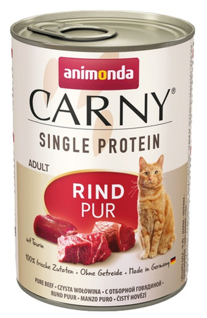 Animonda Carny Single Protein Adult Wołowina puszka 400g