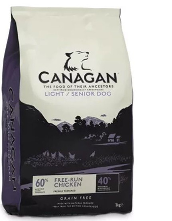 CANAGAN PIES 12kg SENIOR & LIGHT FREE- RANGE CHICKEN