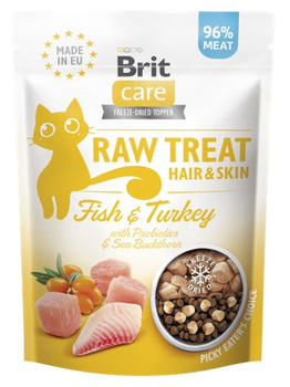 Brit Raw Treat Cat Hair & Skin 40g