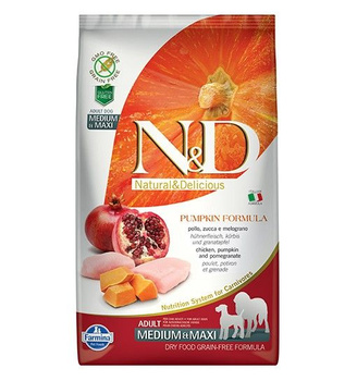 Farmina ND GF PUMPKIN CHICKEN POMEGRANATE ADULT MEDIUM/MAXI 2,5kg