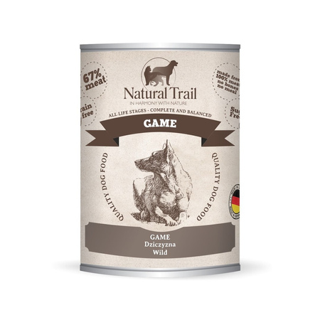 NATURAL TRAIL Dog 800g Game puszka