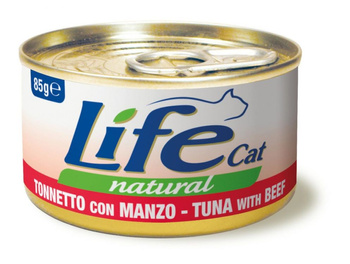 LIFE CAT pusz.85g TUNA + BEEF /24