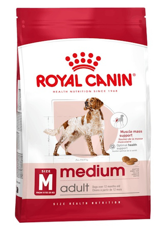 Royal Canin Medium Adult karma sucha dla psów dorosłych, ras średnich 15kg