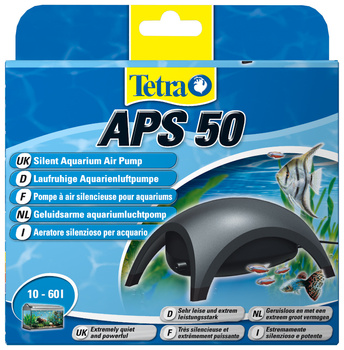 TETRA Aquarium Air Pumps APS 50 pompa napowietrz. czarna 10-60l jedno wyj.