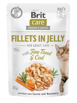 BRIT CARE KOT sasz.85g FJ FINE TROUT&COD  /24