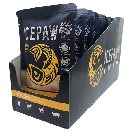 ICEPAW Cat Filet pure – łosoś i dorsz- dla kotów (85g)