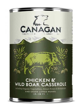 CANAGAN PIES pusz.400g CHICKEN&WILD BOAR  JAGNIĘCINA /6