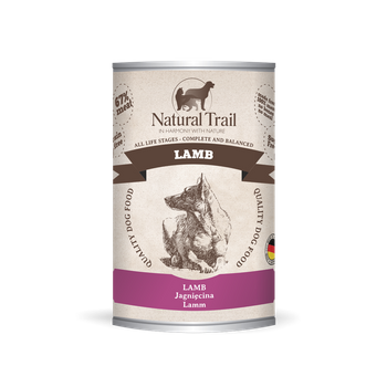 NATURAL TRAIL Dog 400g Lamb puszka