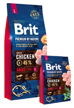 Brit Premium By Nature Adult L Large 8kg