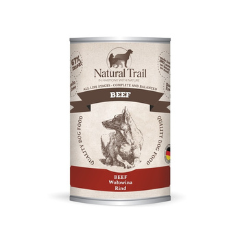 NATURAL TRAIL Dog 400g Beef puszka