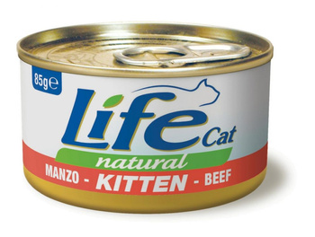 LIFE CAT pusz.85g KITTEN BEEF /24