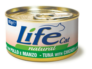 LIFE CAT pusz.85g TUNA + CHICKEN + BEEF /24