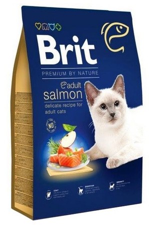 BRIT PREMIUM BY NATURE KOT 800g SALMON    ADULT /12