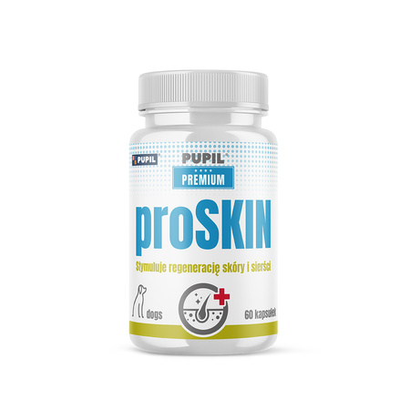 PUPIL PREMIUM proSKIN na skórę i sierść 100 ml - 60 kapsułek