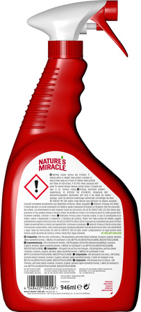 Natures Miracle Płyn do usuwania plam i zapachów pies ULTIMATE 946ml