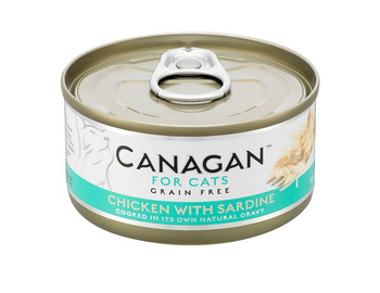 CANAGAN KOT pusz.75g CHICKEN&SARDINE       KURCZAK&SARDYNKA /12