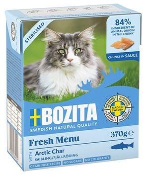 Bozita CiS Sterilised Chunks in Sauce     with Char  370g /6 64922