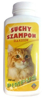 SZAMPON SUCHY DLA KOTÓW "PIMPUŚ" 250ml /6