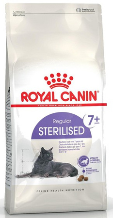 Royal Canin Sterilised 7+ karma sucha dla kotów dorosłych, od 7 do 12 roku życia, sterylizowanych 10kg