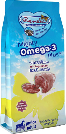 Renske Dog Mighty Omega-3 Plus Świeża jagnięcina (3 kg)