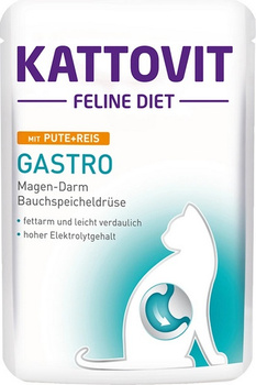 KATTOVIT sasz.85g GASTRO INDYK RYŻ /24