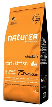 Naturea Cat & Kitten Kurczak 2kg