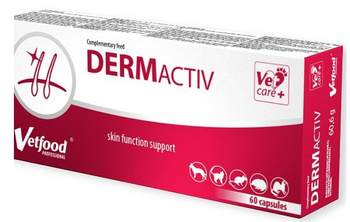 Vetfood Dermactiv 60 kapsułek