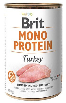 BRIT puszka 400g MONOPROTEIN TURKEY /6