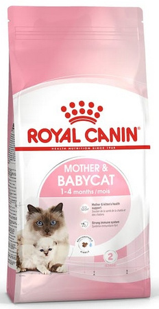 Royal Canin Mother&Babycat karma sucha dla kotek w okresie ciąży, laktacji i kociąt od 1 do 4 miesiąca 2kg