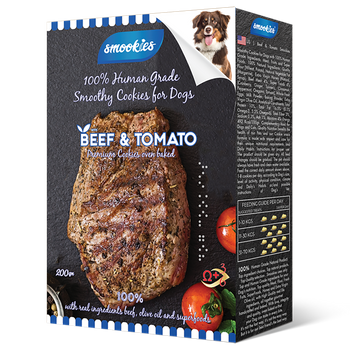 Smookies ciastka dla psa Beef & Tomato 200g