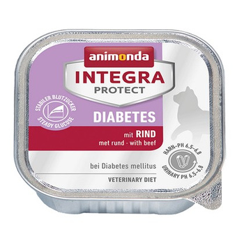 Animonda Integra Protect Diabetes dla kota - z wołowiną tacka 100g