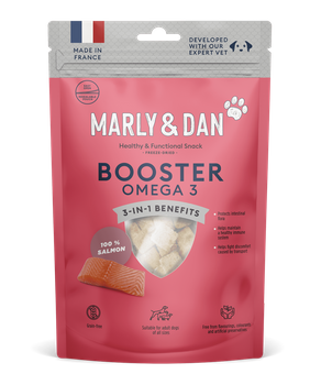 MARLY & DAN freeze-dried BOOSTER Omega3 Liofilizowany łosoś dla psa 50g