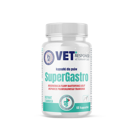 VET RESPONSE SuperGastro na trawienie 120 ml - 60 kapsułek