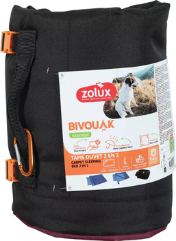 ZOLUX Śpiwór 2w1 dla psa BIVOUAK czerwony