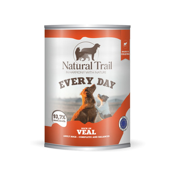 NATURAL TRAIL EVERY DAY Dog 800g Cielęcina 5+1 gratis