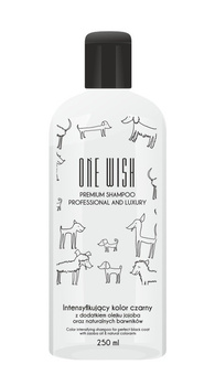 ONE WISH Szampon do czarnej i ciemnej sierści 250ml