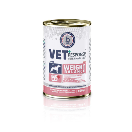 Karma mokra dla psa VET RESPONSE VETERINARY DIET WEIGHT-BALANCE 400 g